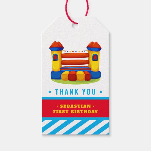 Geburtstagsfeier von Bouncy House: Anhänger (Vorderseite)