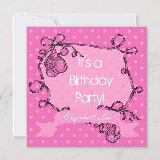 Geburtstagsfeier von Mädchen Einladung