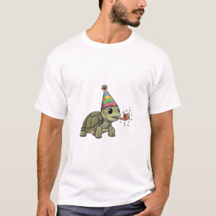 Geburtstagsfeier von Party Turtle T-Shirt