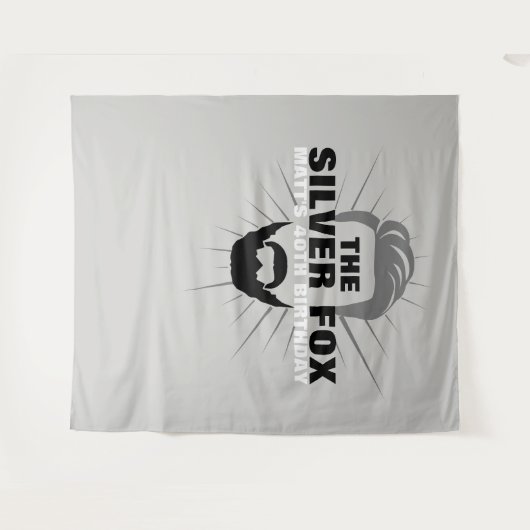 Geburtstagsfeier Wandteppich (Vorderseite (Horizontal))