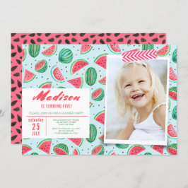 Geburtstagsfeier | Watermelon Fruit | Einladungen