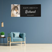 Geburtstagsfeier Wolf Foto süße Tier Banner