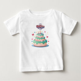 Geburtstagsfeier Zeit Lasst uns feiern Baby T-shirt