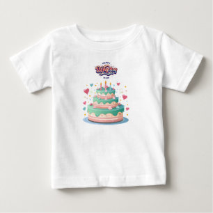 Geburtstagsfeier Zeit Lasst uns feiern Baby T-shirt