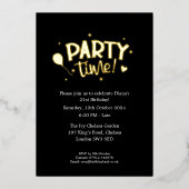 Geburtstagsfeier Zeitfeiern Einladungen sammeln (Vorderseite)