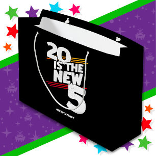 Geburtstagsfeier zum 20. Geburtstag am Schaltjahr- Große Geschenktüte