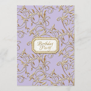 Geburtstagsfeier zum 21. Glamouröses Old Hollywood Einladung