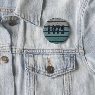 Geburtstagsfeier zum Jahrgang 1975 Button