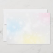 Geburtstagsfeier zum Thema Candyland-Süßigkeiten Einladung (Rückseite)