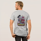 Geburtstagsfeiern Kunstdesigns Tri-Blend Shirt (Rückseite voll)