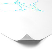 Geburtstagsfeierposter Poster (Ecke)