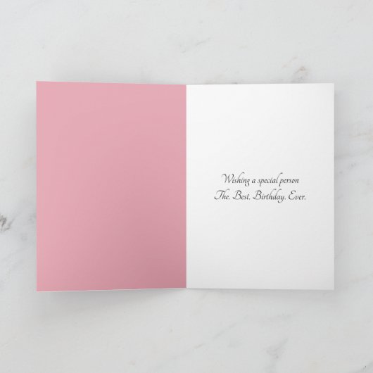 Geburtstagsfenster mit Flamingos Karte (Innenseite)