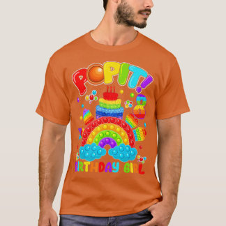 Geburtstagsfidget-Pop Es Geburtstagskind 8 Jahre a T-Shirt
