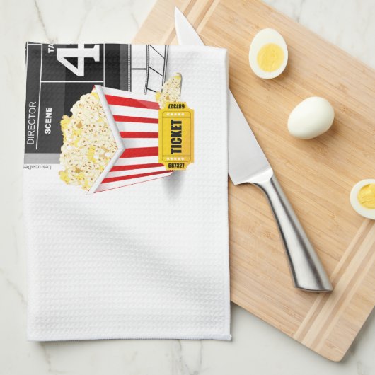 Geburtstagsfilm Geburtstagsparty Küchentuch (Viertel Falte)