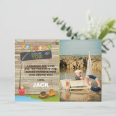 Geburtstagsfischen dank Karte Party (Stehend Vorderseite)