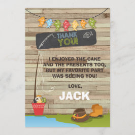 Geburtstagsfischen dank Karte Party