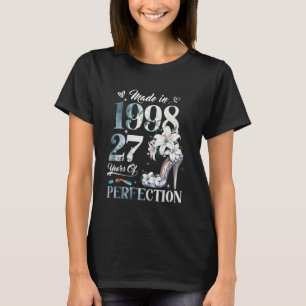 Geburtstagsfloral von Frauen 1998 Geschenke 27 T-Shirt