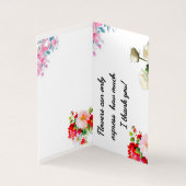 Geburtstagsflorale zur Lieblingstante (Innenseite)