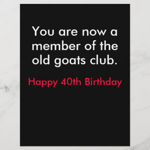 Geburtstagsflyer jenseits des Berges Flyer