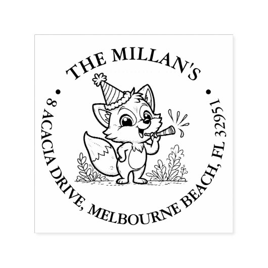 Geburtstagsfokusthema Permastempel (Design)