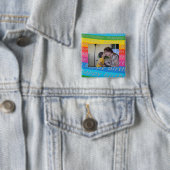 Geburtstagsfoto-Button/Pin-Vorlage Button (Beispiel)