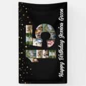 Geburtstagsfoto Collage Geburtstagsfeier Banner (Vertikal)