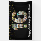 Geburtstagsfoto Collage Geburtstagsfeier Banner (Vertikal)