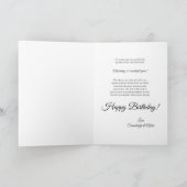 Geburtstagsfoto-Collage zum Vater Karte (Innenseite)