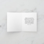 Geburtstagsfoto-Dankeskarten Dankeskarte (Innenseite)