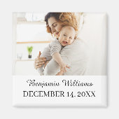 Geburtstagsfoto-Magnetparty-Geschenk Individueller Magnet (Vorne)