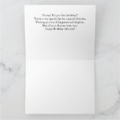 Geburtstagsfox - 1. Geburtstag Karte (Innenseite)