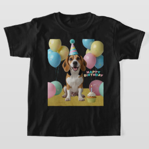 Geburtstagsfreude mit meinem Beagle T-Shirt