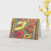 Geburtstagsfreunde Karte (Gelbe Blume)