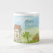 Geburtstagsfrosch Jumbo-Tasse (Vorderseite)