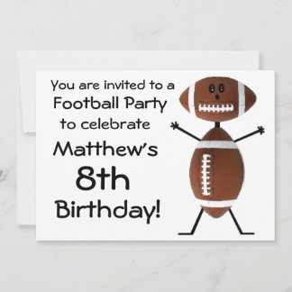 Geburtstagsfußball-Party Einladung