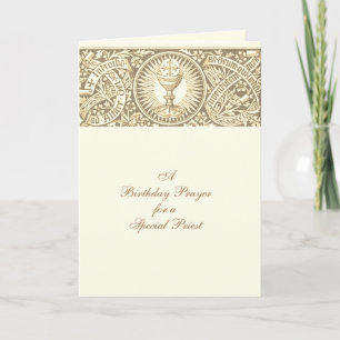 Geburtstagsgebet Eucharistie Lateinisches Gebet fü Karte