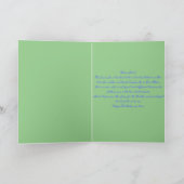 Geburtstagsgebet von Husband. Karte (Innenseite)