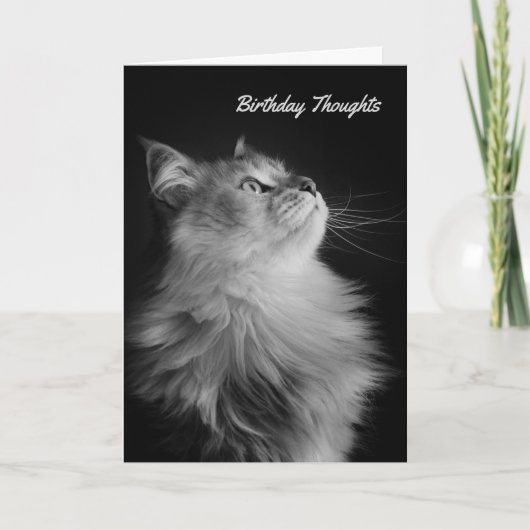 Geburtstagsgedanken, sibirischer Stil Karte (Vorderseite)