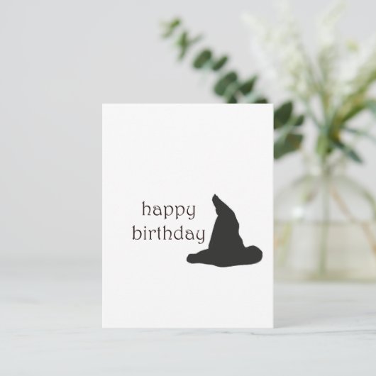 Geburtstagsgeist Postkarte (Stehend Vorderseite)