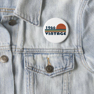 Geburtstagsgeschenk 1966 Vintage Geburtstag Button