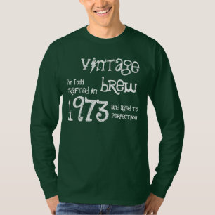 Geburtstagsgeschenk 1973 Vintage Braue T-Shirt