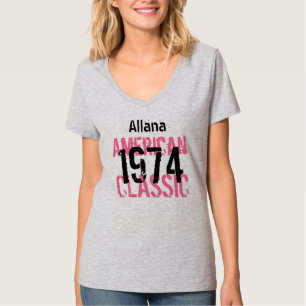 Geburtstagsgeschenk 1974 American Classic V205A T-Shirt