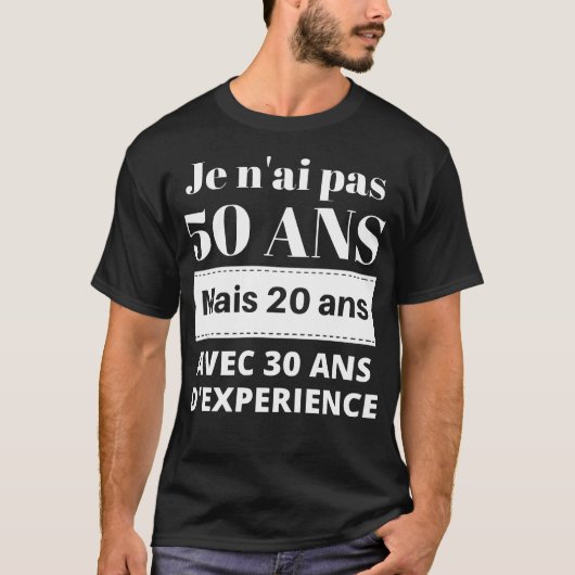 Geburtstagsgeschenk 50 Jahre T-Shirt (Vorderseite)