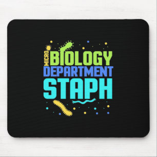 Geburtstagsgeschenk Abteilung Mikrobiologie Stap Mousepad