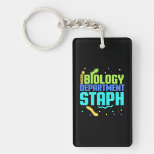 Geburtstagsgeschenk Abteilung Mikrobiologie Stap Schlüsselanhänger