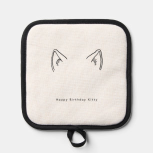 Geburtstagsgeschenk, alles Gute zum Geburtstag Kit Topflappen
