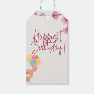 Geburtstagsgeschenk-Anhänger, personalisiert  Geschenkanhänger