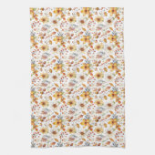 Geburtstagsgeschenk | Aquarellfarben Herbst Geschirrtuch (Vertikal)