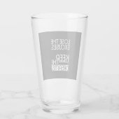 Geburtstagsgeschenk Behalte die Träume Glas (Rückseite)
