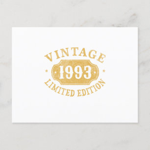 Geburtstagsgeschenk Best Limited für die 1993er Postkarte